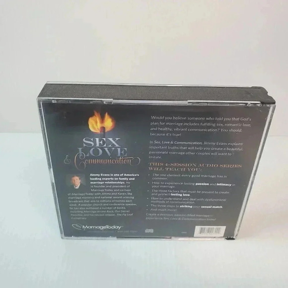 Sex, Love & Communication - Jimmy Evans (4 Audio CD Set) Marriage Today UNTESTED - Picture 2 of 7